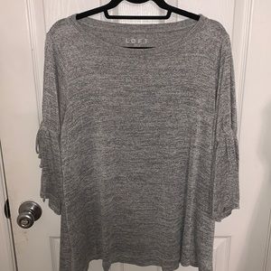 Light Gray Mid- sleeve shirt